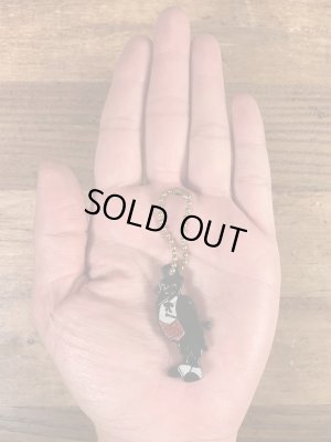 オールドクロウ ヴィンテージ キーホルダー 企業キャラクター ウイスキー 50~60’s