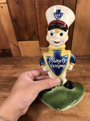 ストークリーヴァンキャンプ ヴィンテージ セラミックフィギュア アドバタイジングキャラクター 企業物 50’s