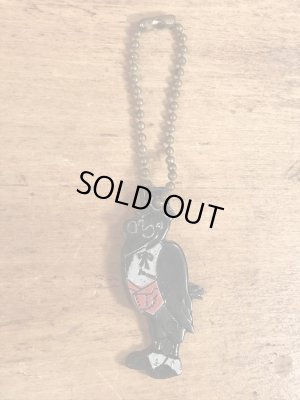 オールドクロウ　ビンテージ　キーチェーン　企業キャラクター　ウイスキー　50~60年代