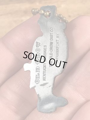 オールドクロウ　ビンテージ　キーチェーン　企業キャラクター　ウイスキー　50~60年代