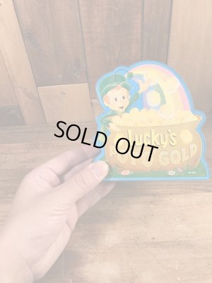 ラッキーチャームス　ヴィンテージ　貯金箱　企業キャラクター　シリアル　80’s