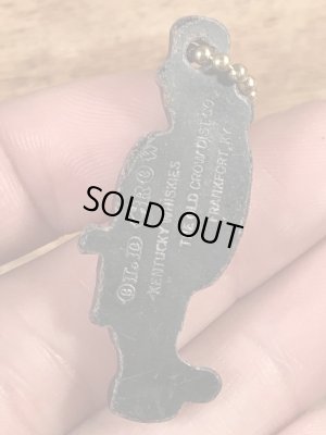 オールドクロウ　ヴィンテージ　キーホルダー　企業キャラクター　ウイスキー　50~60’s