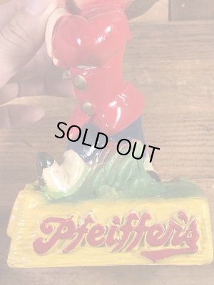 Pfeiffer's Beer　ヴィンテージ　店頭用ディスプレイ　企業キャラクター　スタチュー　50’s