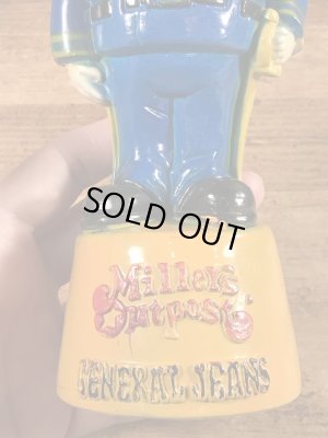 Millers Outpost　ヴィンテージ　貯金箱フィギュア　企業キャラクター　ノベルティ　70’s