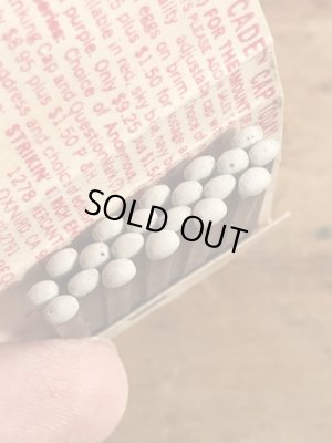 スペースカデット　ヴィンテージ　マッチブック　60~70’s