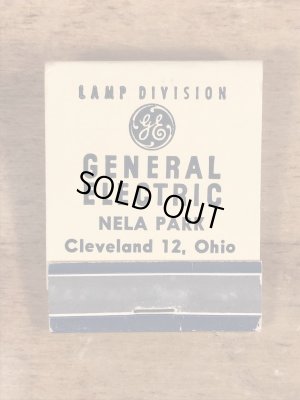 ゼネラルエレクトリック　ヴィンテージ　マッチブック　企業物　70’s