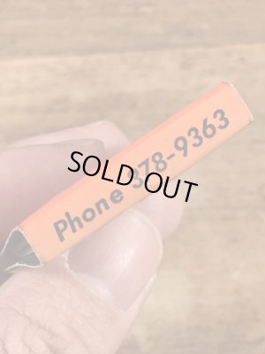 インディアンヴィレッジレストラン　ビンテージ　マッチブック　企業物　60~70年代