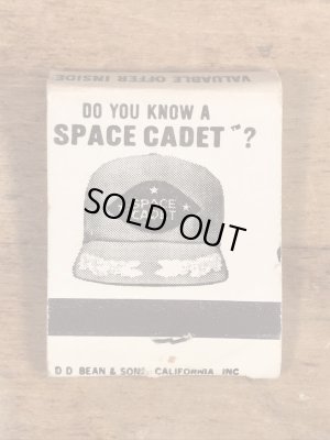 スペースカデット　ヴィンテージ　マッチブック　60~70’s