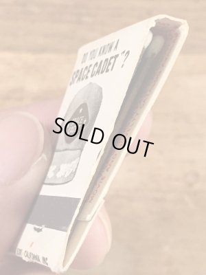 スペースカデット　ヴィンテージ　マッチブック　60~70’s