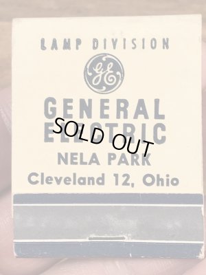 ゼネラルエレクトリック　ヴィンテージ　マッチブック　企業物　70’s