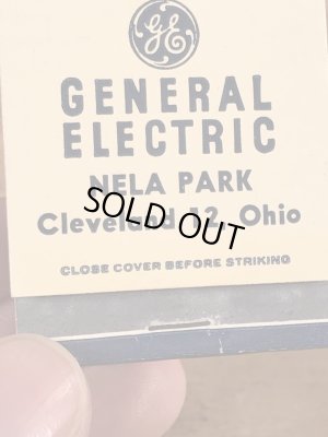 ゼネラルエレクトリック　ビンテージ　マッチブック　企業物　70年代