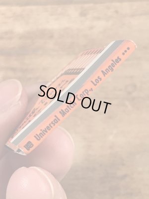 インディアンヴィレッジレストラン　ヴィレッジ　マッチブック　ノベルティ　60~70’s