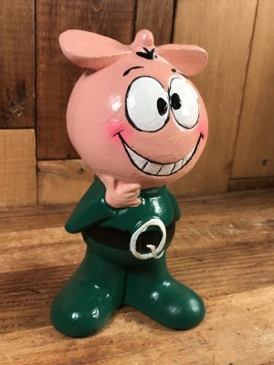 クイスプ　ビンテージ　コインバンクドール　アドバタイジングキャラクター　企業物　90年代