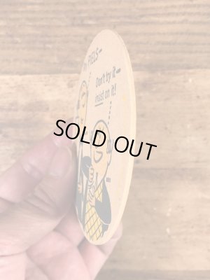 Piels Beer　ビンテージ　コースター　アドバタイジングキャラクター　企業物　60年代