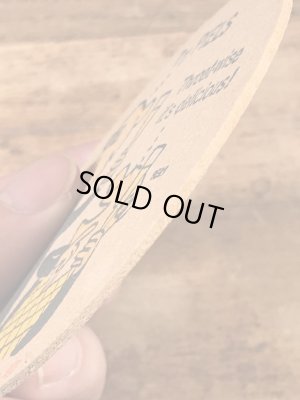 ピールズビール　ヴィンテージ　コースター　企業キャラクター　ノベルティ　60’s