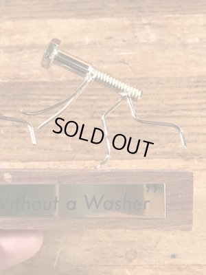 No! Not Without a Washer　ビンテージ　ディスプレイフィギュア　企業物　70’s