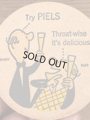 バート＆ハリー　ビンテージ　コースター　アドバタイジングキャラクター　企業物　60年代