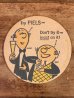 Piels Beer　ビンテージ　コースター　アドバタイジングキャラクター　企業物　60年代