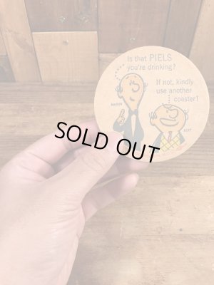 バート＆ハリー　ヴィンテージ　コースター　アドバタイジングキャラクター　企業物　60’s