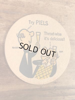 バート＆ハリー　ビンテージ　コースター　アドバタイジングキャラクター　企業物　60年代