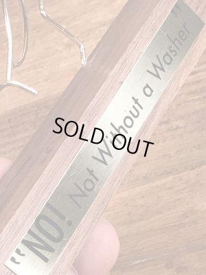 No! Not Without a Washer　ビンテージ　ディスプレイフィギュア　置物　70年代