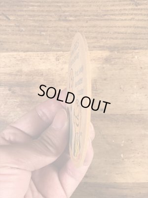 ピールズビール　ビンテージ　コースター　企業キャラクター　ノベルティ　60年代