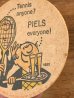 Piels Beer　ビンテージ　コースター　アドバタイジングキャラクター　企業物　60年代