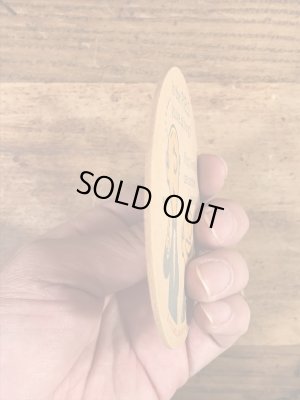 ピールズビール　ビンテージ　コースター　企業キャラクター　ノベルティ　60年代