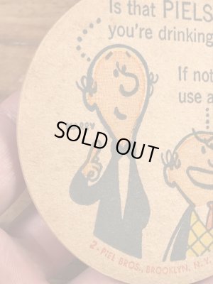 バート＆ハリー　ヴィンテージ　コースター　アドバタイジングキャラクター　企業物　60’s