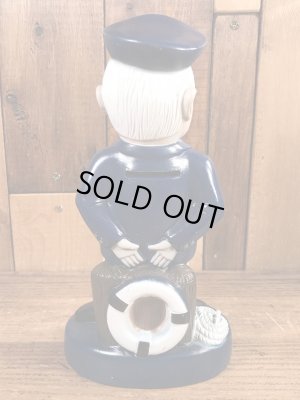 キャプテンマリン　ヴィンテージ　貯金箱フィギュア　企業キャラクター　ノベルティ　70’s