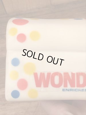 ワンダーブレッド　ヴィンテージ　貯金箱　企業キャラクター　ソフビ　70’s