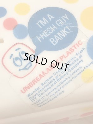 ワンダーブレッド　ビンテージ　コインバンク　アドバタイジングキャラクター　企業物　70年代