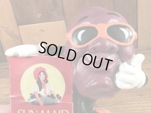 カリフォルニアレーズン ビンテージ コインバンクドール 企業キャラクター ノベルティ 80年代