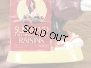カリフォルニアレーズン ヴィンテージ 貯金箱フィギュア アドバタイジングキャラクター 企業物 80’s