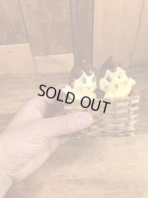 Tasty Freeze　ヴィンテージ　ソルト&ペッパー　企業キャラクター　ティーアンドエフ　60’s