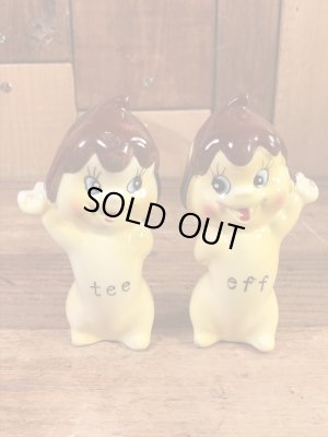 ティー&エフ　ビンテージ　ソルトアンドペッパー　アドバタイジングキャラクター　企業物　60年代