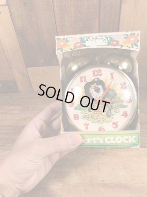 Huberts Lion　ヴィンテージ　目覚まし時計　アドバタイジングキャラクター　企業物　70’s