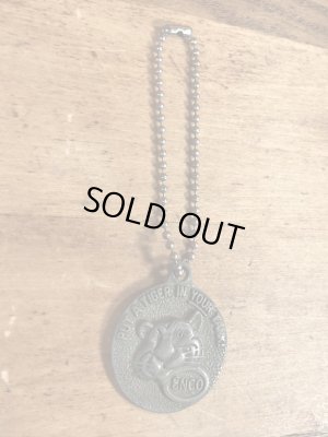 エッソタイガー　ビンテージ　キーチェーン　アドバタイジングキャラクター　企業物　60年代