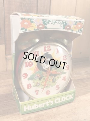 ヒューバートザライオン　ビンテージ　アラームクロック　企業キャラクター　アドバタイジング　70年代