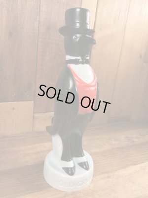 オールドクロウ　ビンテージ　ディスプレイフィギュア　アドバタイジングキャラクター　企業物　70年代