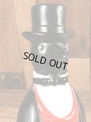 オールドクロウ　ビンテージ　ディスプレイフィギュア　アドバタイジングキャラクター　企業物　70年代