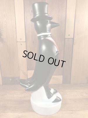 オールドクロウ ビンテージ ディスプレイフィギュア アドバタイジングキャラクター 企業物 70年代