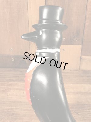 オールドクロウ　ビンテージ　ディスプレイフィギュア　アドバタイジングキャラクター　企業物　70年代