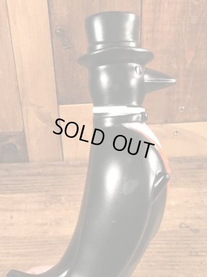 オールドクロウ　ビンテージ　ディスプレイフィギュア　アドバタイジングキャラクター　企業物　70年代