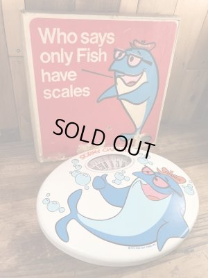 チャーリーツナ ビンテージ 体重計 アドバタイジングキャラクター 企業物 70年代