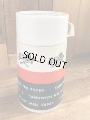 ミスタージップ　ビンテージ　サーモボトル　アドバタイジングキャラクター　企業物　60~70年代