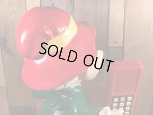 キーブラー　ビンテージ　電話機　アドバタイジングキャラクター　企業物　80年代