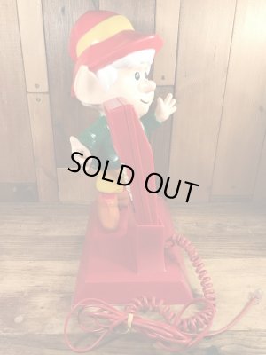 キーブラー　ビンテージ　電話機　アドバタイジングキャラクター　企業物　80年代