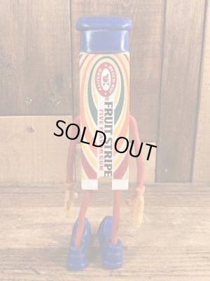 Mr. Fruit Stripe　ヴィンテージ　Funny Bend　企業キャラクター　ベンダブルフィギュア　60’s