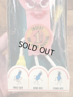 Miss Meter Maid　ヴィンテージ　Funny Bend　企業キャラクター　ベンダブルフィギュア　60’s